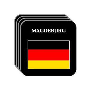  Germany   MAGDEBURG Set of 4 Mini Mousepad Coasters 