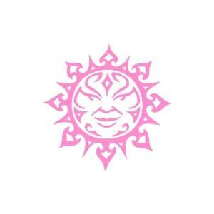    Tribal Sun SOFT PINK Vinyl window decal sticker: Office Products