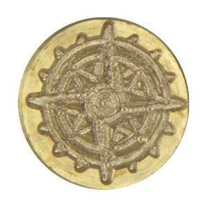  Compass Brass Wax Seal Stamp (no letters)