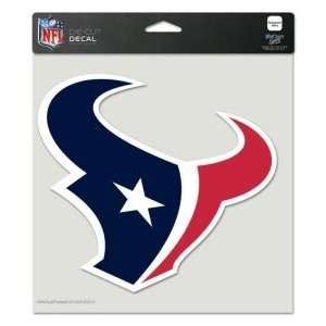  Houston Texans Die Cut Decal   8x8 Color: Sports 