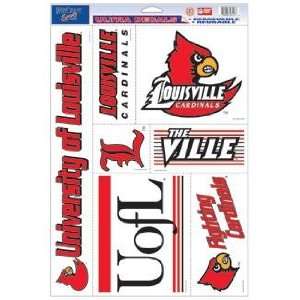   Cardinals Decal Sheet Car Window Stickers Cling: Sports & Outdoors