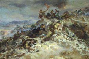 Russian Print Battle Sevastopol 1944 Nazi Germany WW II  