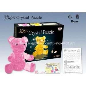   puzzle 3d crystal puzzle 3d crystal pauzzle bear 3d three dimensional
