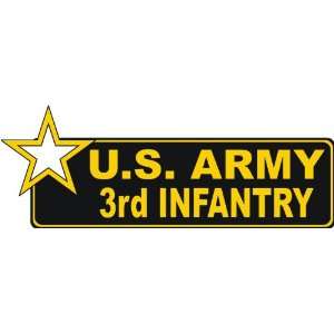  United States Army 3rd Infantry Bumper Sticker Decal 6 