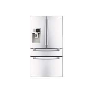  Samsung 280 Cu Ft French Door Refrigerator   White 