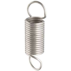 Extension Spring, 316 Stainless Steel, Inch, 1.25 OD, 0.135 Wire 