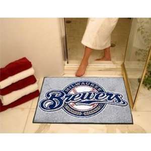   By FANMATS MLB   Milwaukee Brewers All Star Rug: Home & Kitchen