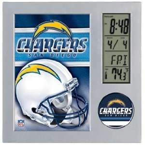  San Diego Chargers Desk Clock: Home & Kitchen