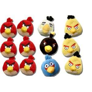  Angry Birds 8 Inch Plush With Sound Assorted Case Of 12 Birds 