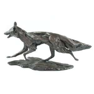 Hot Cast Bronze Sculpture Fox   Barry Sutton Limited Edition 75 
