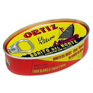 Ortiz White Tuna in Olive Oil Tin, 92 Grams (Pack of 5)  