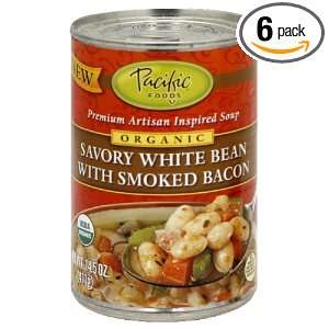 Pacific Soup Tuscan White Bean with Bacon, Gluten Free, 14.5000 ounces 