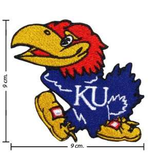 Kansas Jayhawks Logo Embroidered Iron on Patches  From 