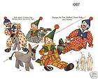 1007 clowns and donkey stuffed toys pattern returns accepted within