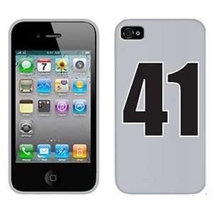  Number 41 on Verizon iPhone 4 Case by Coveroo  Players 