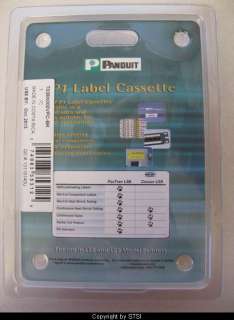 Panduit P1 Label Cassette T038X000VPC BK Labels ~STSI 074983353125 