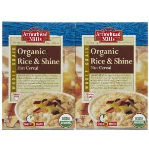 Arrowhead Mills Gluten Free Organic Hot Cereal, Rice & Shine, 24 oz, 2 