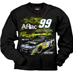   Carl Edwards #99 Aflac Pacer Long Sleeve T Shirts: Sports & Outdoors