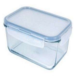   Lock 7.17 Cup Glass Food Storage Container   Rectangular 