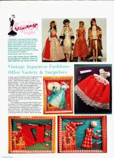 Vintage Barbie Japanese Fashions Article w/Pictures!  