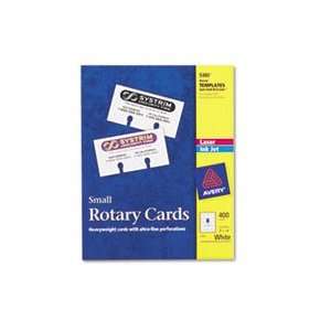   Rotary Cards, 2 1/6 x 4, 8 Cards/Sheet, 400 Cards/Box: Home & Kitchen