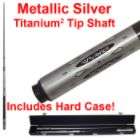 Trademark Metallic Silver Billiard Titanium Pool Cue Stick