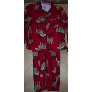  Child of Mine Red 2 Piece Boys Christmas Pajamas Size 24 Mo Baby