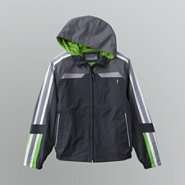 Protection System Two Toned Charcoal Boys Windbreaker Jacket at  