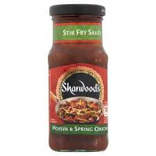 Sharwoods Stir Fry Hoi Sin And Spring Onion Sauce 195G   Groceries 