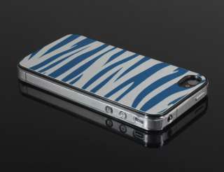 1pc Generic Zebra Hard Back Case Cover Skin For Apple iphone 4 4G 4th 