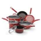 Rachael Ray Rachael Ray® Hard Enamel Cookware 10pc set (2 tone Red)