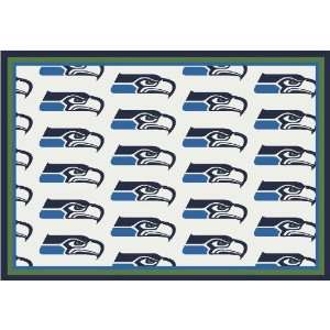   Seattle Seahawks 533321 1083 4 x 5 Blue Area Rug: Home & Kitchen