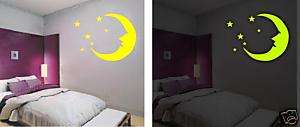 Glow in the Dark Wall Decals   BW YG009  
