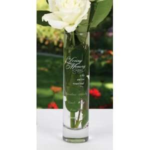  In Loving Memory Bud Vase   Personalized Patio, Lawn 