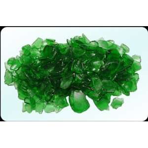  Large 1/2 Pound Lot Emerald Green Sea Beach Glass