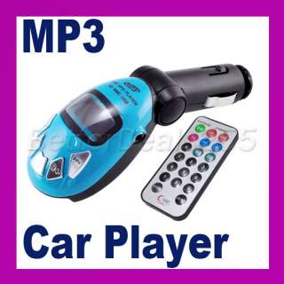 New Car  Player Wireless Multi FM Transmitter USB SD MMC Slot 
