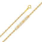   Valentino Diamond Cut Chain Necklace with Spring Clasp   20 Inches