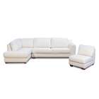   Sofa Furniture Zen L/Chaise 2PC Sectional w/Chair By Diamond Sofa
