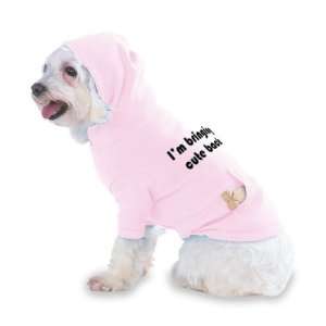   Hooded (Hoody) T Shirt with pocket for your Dog or Cat Size XS Lt Pink