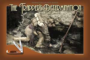 Remington Knives Trappers Determination Poster 19338P  