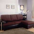 Wildon Home Old Orchard Beach Sectional in Dark Brown