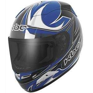  KBC Force RR Racing Helmet   Large/Blue/Black Automotive