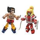 Marvel Minimates Wave 10 Action Figures   Danger Wolverine & Omega Red 