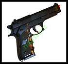   M9 Black Special Ops 6mm Airsoft Spring Action Pistol Gun Handgun