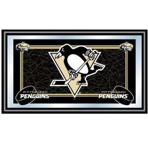   : NHL Pittsburgh Penguins Framed Team Logo Mirror: Sports & Outdoors