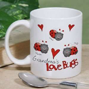  Love Lady Bugs Coffee Mug: Kitchen & Dining