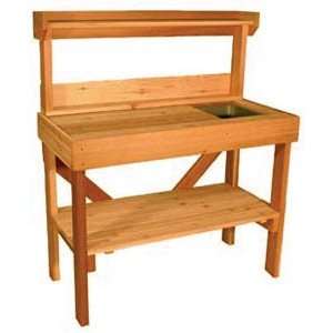  Aquila Red Cedar Potting Bench: Home & Kitchen
