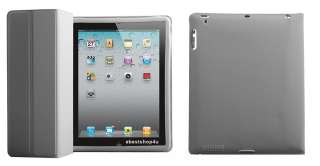 iPad 2 Smart Cover PU Leather Magnetic Case Stand Wake Up Sleep Grey 