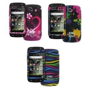   Case Covers (Heart Flower, Paint Splatter, Multi Zebra) Electronics