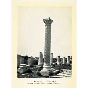  1929 Print Volubilis Ruins Morocco Ancient Roman 